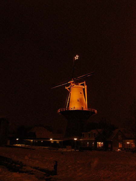 Molen 'Windlust' in december 2009